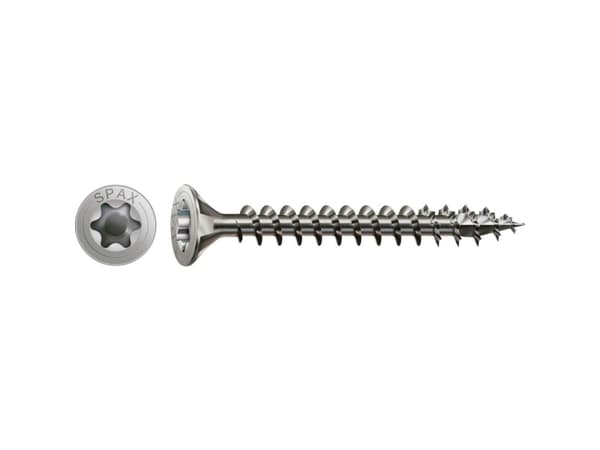 SPAX R 88091 Umpiruuvit T-STAR 1197000400203 Umpiruuvit 4 mm 20 mm T-profiili 88091 Ruostumaton teräs A2 200 kpl