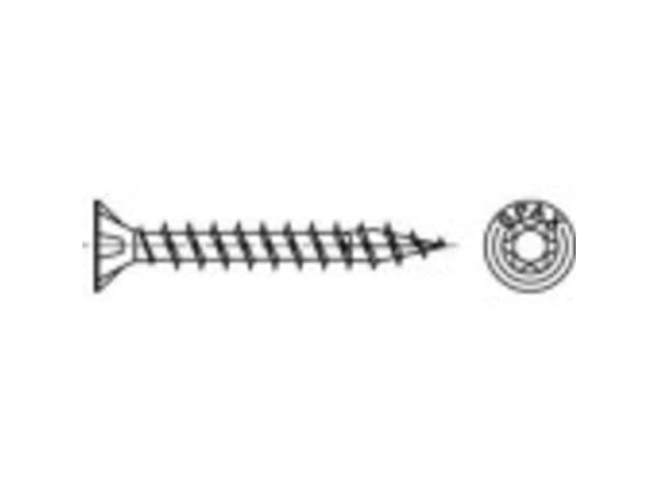 SPAX R 88091 Umpiruuvit T-STAR 1197000400203 Umpiruuvit 4 mm 20 mm T-profiili 88091 Ruostumaton teräs A2 200 kpl