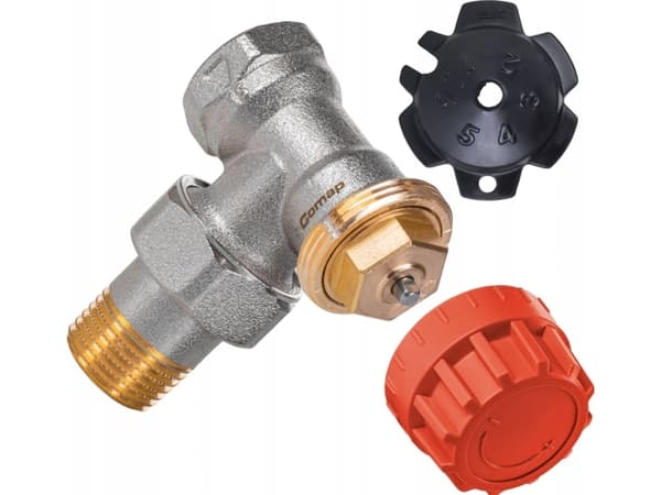 Comap Term. ventil rak - 1/2 med förinställning COMAP D3805E euro (DWZ)