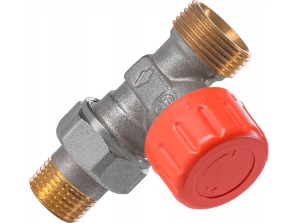 Comap Term. ventil rak - 1/2 med förinställning COMAP D3805E euro (DWZ)