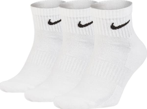 Sokker Nike Everyday Polstret ankel 3 par hvite SX7667 100 - 42-46