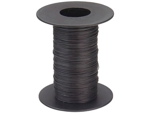 Donau Elektronik 110-1-100 Johdin 1 x 0,04 mm² Musta 100 m 100 m