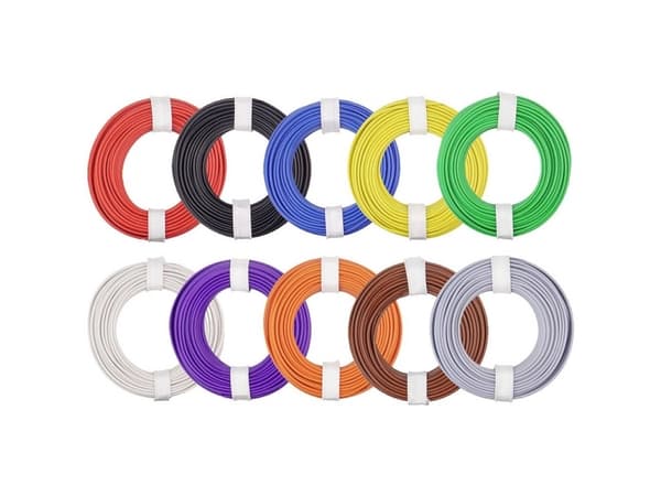Donau Elektronik 150-MIX Wire 1 x 0,50 mm² Flerfärgad, 10-färgad 1 set