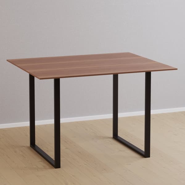 Bordsben Holsted set om 2 70x65 cm stål svart [en.casa]