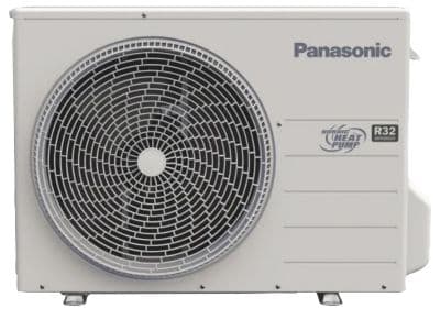 Panasonic ilma-ilmalämpöpumppu CU-NZ25YKE ulkoyksikkö, SCOP 5.00 A++ R32-kylmäaineella ja sisäänrakennetulla pilviohjauksella.