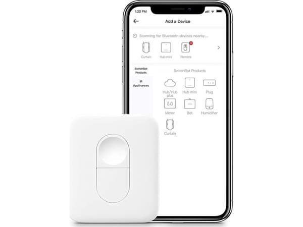 SwitchBot Remote - Fjernkontroll - trådløs - Bluetooth 5.0 - hvit