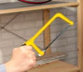 Pikkukuva 5 / 5: Deli Tools Mini Hacksaw, Kaarisaha, Muovi, Puu, Terästä, Alumiini, Musta, Keltainen, Musta