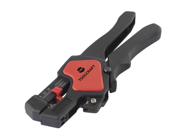 TOOLCRAFT TO-7752540 Isoleringsstrippare 0,2 till 6 mm² Inkl. kabelklippare, Inkl. isoleringsstrippare