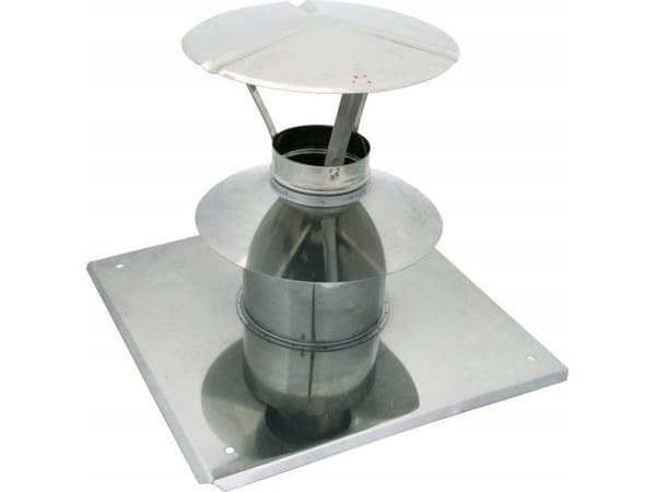 SpiroFlex 60/100 TURBO LUFTEVENT MED TAKPLATE //RSK.SX-TDNV60/100WPD