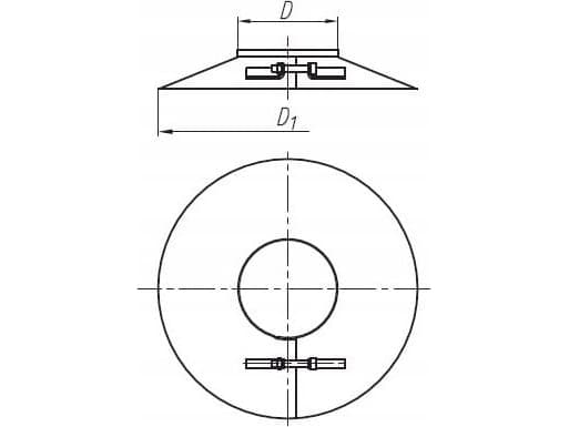 SpiroFlex 60/100 HVIT DEKSEL // RSK.SX-TD60/100OSB