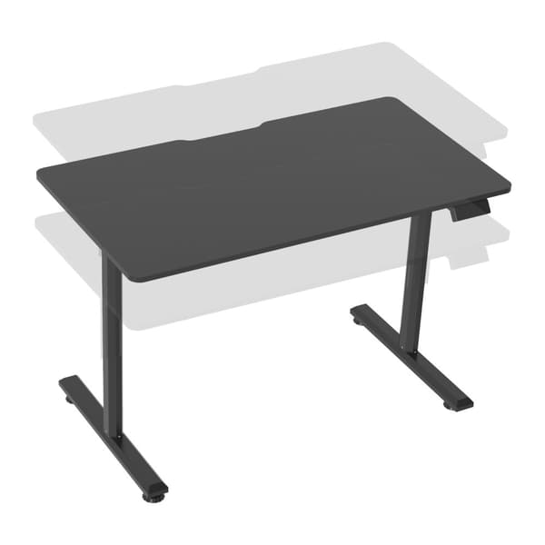 Höj och sänkbart skrivbord Hayward 140x60x72/117cm vit [pro.tec]