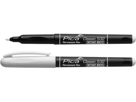 Pica-Marker Marker Classic 532 presis 1 - 2 mm hvit (532-52)