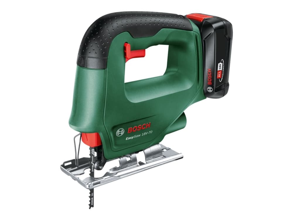 Bosch Home and Garden EasySaw 18V-70 Batteridrevet stiksav inkl. batteri, Inkl. oplader 18 V 2.0 Ah