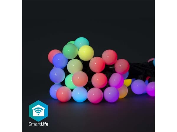 Nedis SmartLife - Dekorasjonslampe - LED - 5.65 W - klasse G - RGB-lys - rund - for P/N: PEBX01OG, PESTD01OG