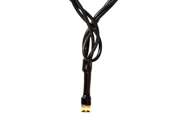 Nedis SmartLife - Stringlys - LED - 10 LEDs/m - 2.21 W - klasse G - varmt hvitt lys - 2700-3000 K - svart - for P/N: PEBX01OG, PESTD01OG