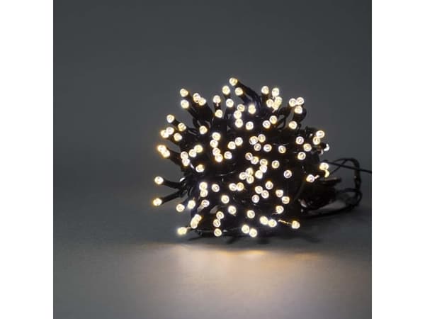 Nedis SmartLife - Stringlys - LED - 10 LEDs/m - 2.21 W - klasse G - varmt hvitt lys - 2700-3000 K - svart - for P/N: PEBX01OG, PESTD01OG