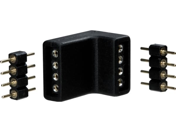 Paulmann YourLED, Valaisimen liitin, Musta, Valkoinen, III, 60 W, 17 mm, 12 mm