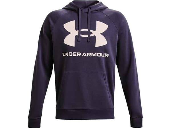 Under Armour Men's Rival Fleece Big Logo HD Sweatshirt Purple 1357093 558