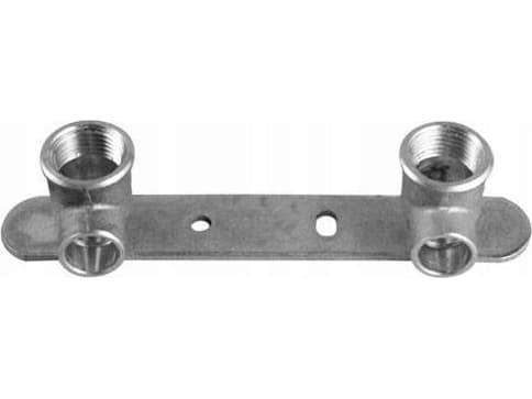Capricorn Platt batterilist med 100mm avstånd mässing 1/2x15 armbågar ( 20 st ) - 9-4470-100-12-33-13