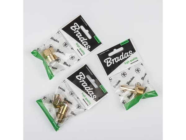 Bradas Slangnippel GW 1/2 9mm Slangnippel GW 1/2 9mm