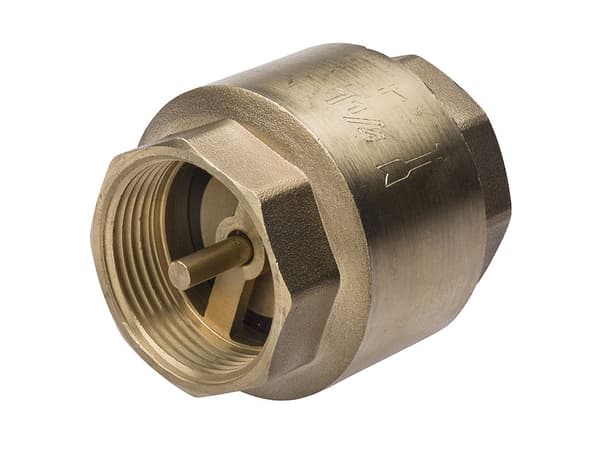 Ferro-takaiskuventtiili messinkisellä sulkuelementillä 1/2" ZZM1