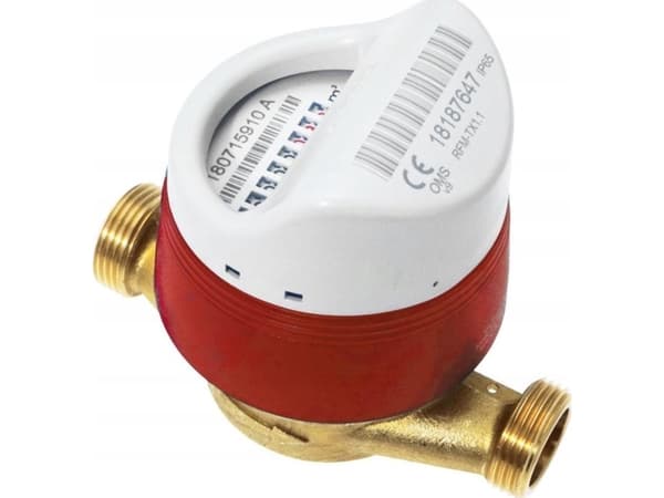 BMETERS JS antimagnetisk vannmåler. 1/2, flow 2,5 for varmtvann MID R100/R50 med IP65 radiomodul