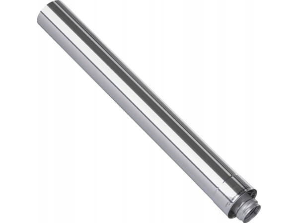 Immergas Concentric Pipe - 60/100 L-1000 SILVER för pannor med sluten förbränningskammare och kondenspannor