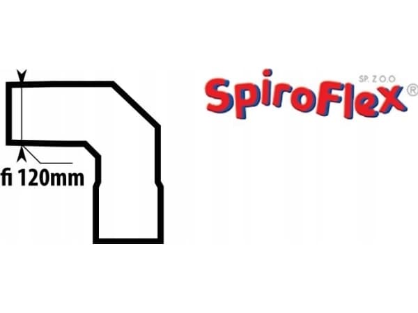 SpiroFlex 120 stainless steel adjustable elbow