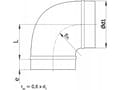 Miniatyrbild 3 av 3: SpiroFlex vinkel DN 200, 90°