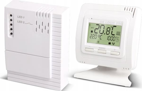 DK System Trådløs romtermostat DK LOGIC 250 Trådløs romtermostat DK LOGIC 250