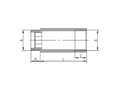 Miniatyrbilde 2 av 2: Ferro Chrome forlengelse 1/2" 10mm P10C