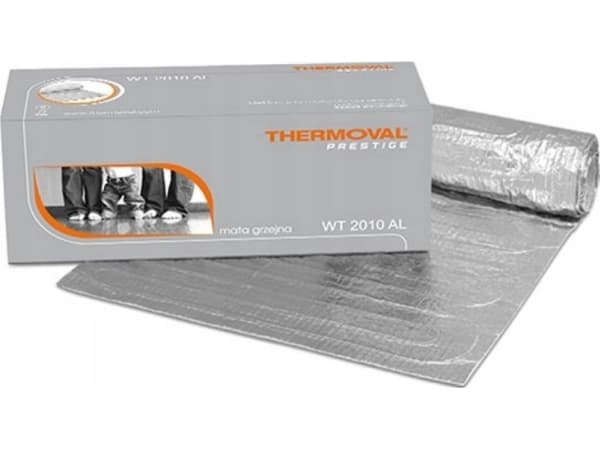 Thermoval Aluminum heating mat WT 2010 AL - 150/1.5 m2 - one-sided power supply 225W, under the panel