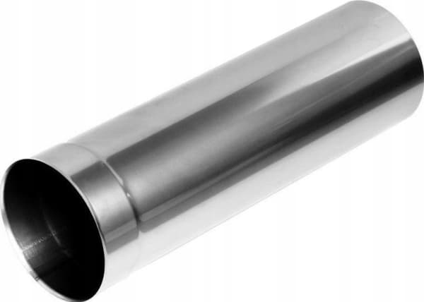 SpiroFlex 130 smooth pipe, 0.5 m, stainless
