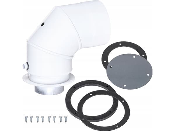 SpiroFlex 80/110-80/125 TWK adapter hvit