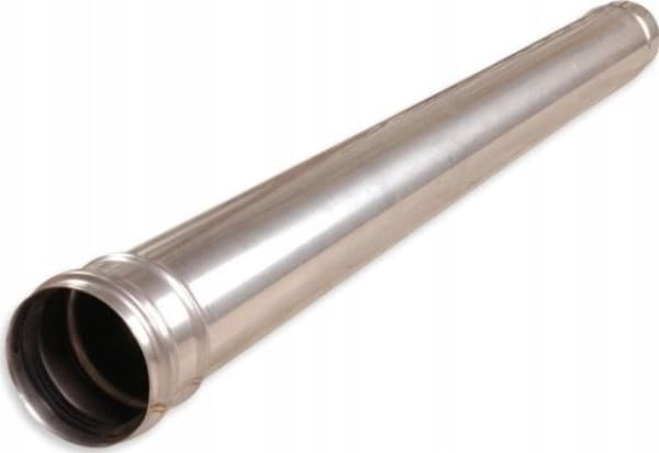 SpiroFlex 120, smooth pipe, 1 meter, stainless