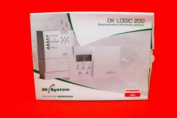 DK-järjestelmä DK Logic 200 Langaton huonetermostaatti (DWZ) (PWE) (PWE)DK Logic 200 langaton huonetermostaatti