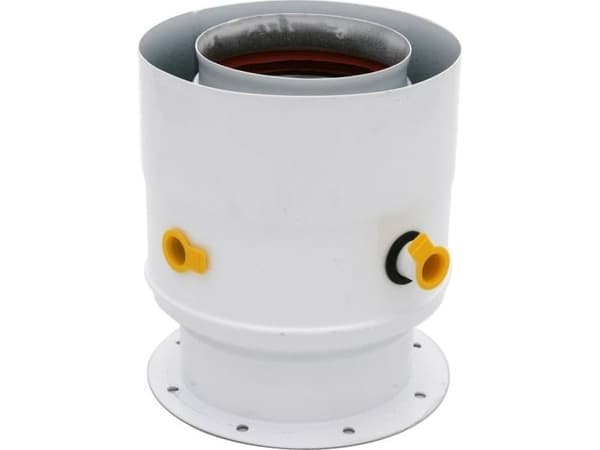 SpiroFlex Adapter F 60/100-80/125 with nozzles white