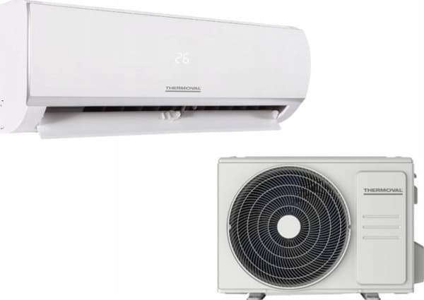 Termoval klimaanlegg Pakke: monosplit SAKAI TVK-S50 effekt 5,3 kW (utendørs og innendørs enheter)