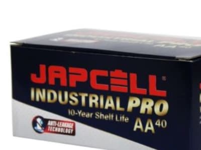 Japcell AA / LR06 Industrial Pro alkaline batterier - 40 stk. pakning