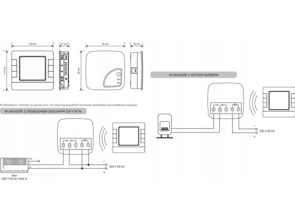 Euroster Temperature Control Euroster-E6060Txrx Wireless