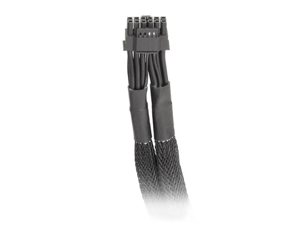 Thermaltake - Strømsplitter - 8-pins PCIe-strøm (hann) til 12+4-stifts PCI Express 5.0 strøm (hann) - 60 cm - svart