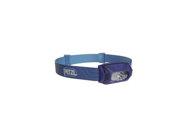 Petzl Tikkina, Hodebåndslommelykt, Blå, Knapper, IPX4, CE, LED