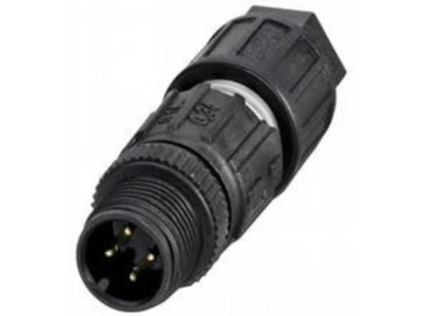 Pepperl+Fuchs 134143 Sensor, manöverdonskontakt, M12 Kontakt, rak Antal poler (RJ): 4 1 st