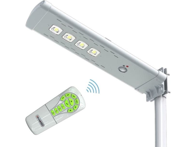 Sunen Solar gatulampa fjärrstyrd med rörelsesensor, 15W panel