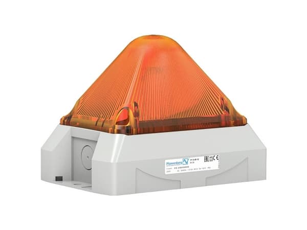 Pfannenberg Signalpære LED PY L-M 10-60 DC AM 7035 21553814055 Orange Blitzlys, Konstant lys, Blinklys 24 V/DC