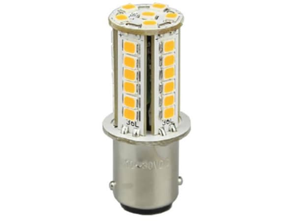 Pfannenberg Pære 28213000107 LED BR50 BA15d BL HI 24ACDC YE LED Gul 1 stk