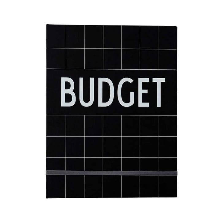 Design Letters - Monthly Budget Notebook (70302001BLACK)