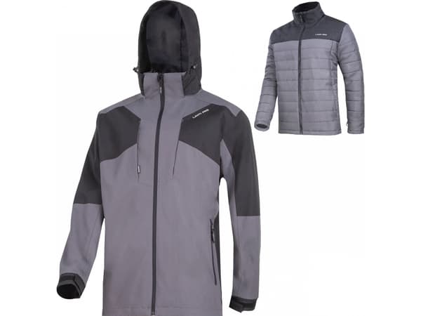 Lahti Pro 3IN1 JACKET WITH REMOVABLE LINER GRAY-BLACK, "M", CE, LAHTI