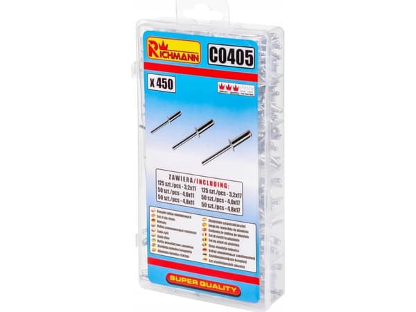 Corona Aluminum rivet compl. 450 pcs.