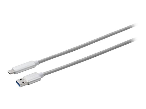 MicroConnect - USB-kabel - 24 pin USB-C (hane) till USB typ A (hane) - USB 3.2 Gen 1 - 2 m - silver